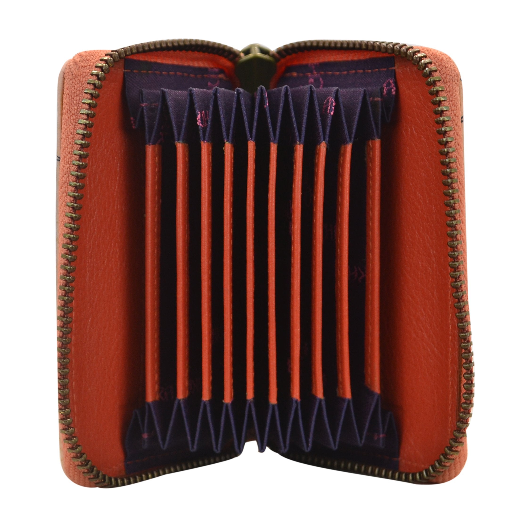 Accordion Style Credit And Business Card Holder - 1110