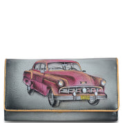 Vintage Car Accordion Flap Wallet - 1112