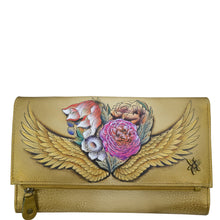 Load image into Gallery viewer, Angel Wings Three Fold Clutch - 1136
