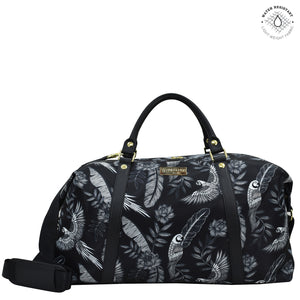 Fabric with Leather Trim Great Escape Duffle - 12016