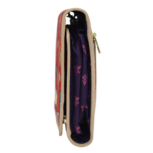 Fabric with Leather Trim Toiletry Case - 13001