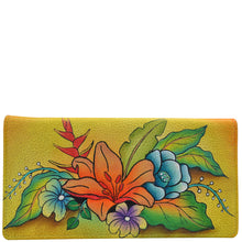 Load image into Gallery viewer, Tropical Bouquet Yellow Clutch Wallet - 1714
