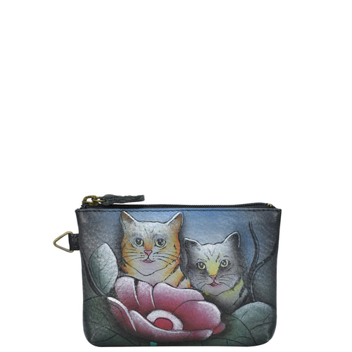 Two Cats Grey Coin pouch - 1824