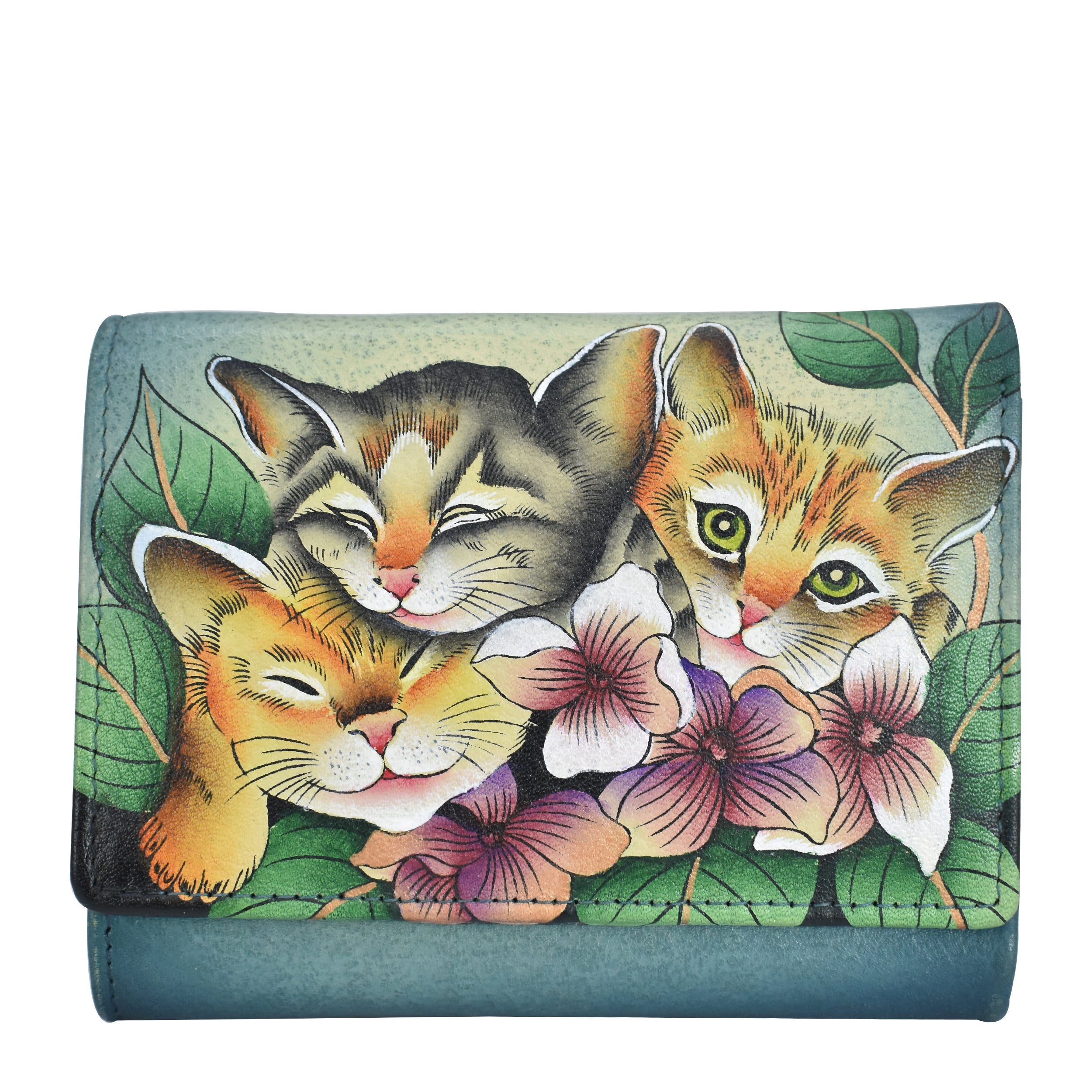 Ladies Three Fold Wallet - 1850 - Anuschka (CA)