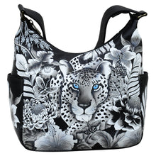 Load image into Gallery viewer, Cleopatra&#39;s Leopard Classic Hobo With Side Pockets - 382
