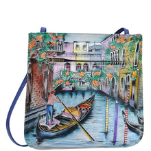 Load image into Gallery viewer, Venetian Story Slim Crossbody With Front Zip - 452
