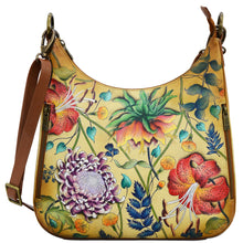 Load image into Gallery viewer, Caribbean Garden Convertible Slim Hobo With Crossbody Strap - 662
