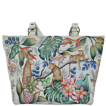 Load image into Gallery viewer, Jungle Queen Ivory Classic Work Tote - 664

