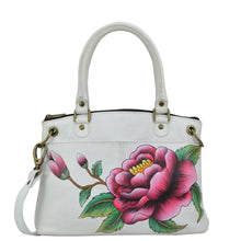 Load image into Gallery viewer, Peony-Ivory Small Satchel - 8252

